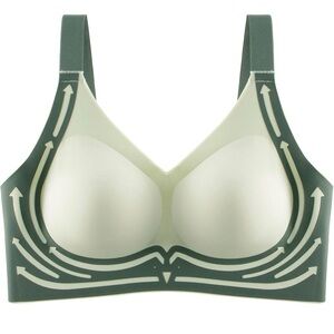 Elegant Olive Green Sports Bra